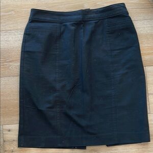 Ann Taylor Gray Knee-Length Pencil Skirt for Work